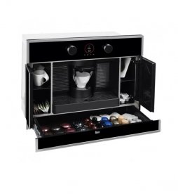 Кофеварка Teka Maestro CLC 835 MC встраиваемая с металлической рамкой черное стекло 40589513