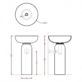 Кільце для раковини ArtCeram Jolie золото ACA073 53