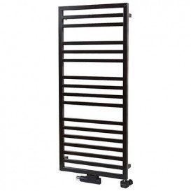 Комбінований сушка для рушників Zehnder Quaro Spa 125,1х55 см з теном NEX чорний матовий QS-120-055-9017-NEX-MB