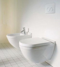 Унітаз підвісний Duravit Starck 3 з сидінням Soft Close 2225090000 + 0063890000