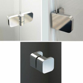 Комплект фурнітури Ravak Brilliant B-SET L для монтажу душових дверей BSD2-L 80, 90 см з лівим відкриванням D01000A084