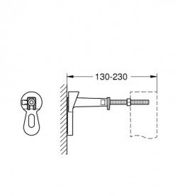Комплект инсталляции Grohe Rapid SL 2 в 1 50х113,5 см сталь UA388400WG