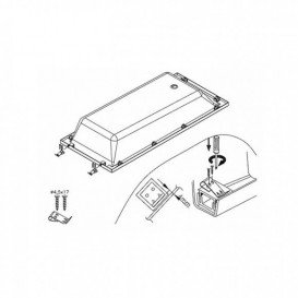 Комплект крепления для панели ванн Kolpa-san хром 742500