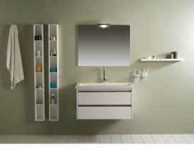 Комплект мебели LaborLegno Dado White Brillant DAPLC91C+DC90+1ABS0/2+9DALAMP