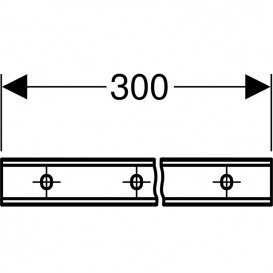Комплект напрямних системи Geberit Duofix сталь 111.979.00.1