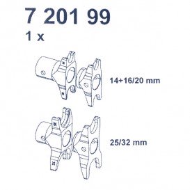 Комплект насадок для запресовування з'єднань TECE TECEflex для інструменту Rehau 720199