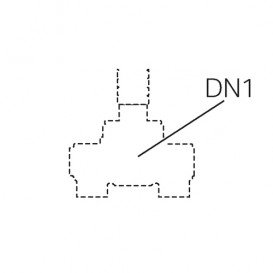 Комплект ручки управления к шаровому крану скрытого монтажа Geberit глянцевый хром 610.089.21.1