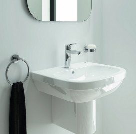 Комплект смесителей для ванной Grohe Eurosmart New 3 в 1 с душевым набором хром UA123246M0