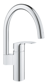 Комплект змішувачів для ванної Grohe Eurosmart 4 в 1 з душовим набором та змішувачем для кухні хром UA123248M3