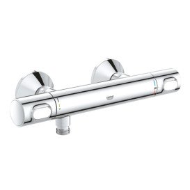 Комплект змішувачів для ванної Grohe Euroeco New 3 в 1 з термостатом та душовим набором хром UA123241M0