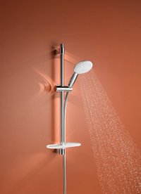 Комплект змішувачів для ванної Grohe Euroeco New 3 в 1 з термостатом та душовим набором хром UA123241M0