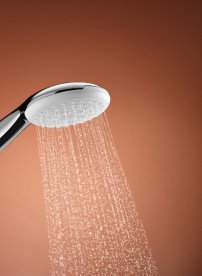 Комплект змішувачів для ванної Grohe Euroeco New 3 в 1 з термостатом та душовим набором хром UA123241M0