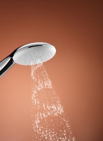 Комплект змішувачів для ванної Grohe Euroeco New 3 в 1 з термостатом та душовим набором хром UA123241M0