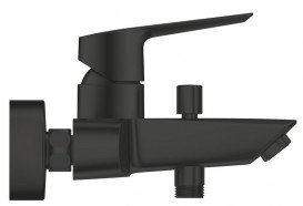 Комплект змішувачів для ванної Grohe QuickFix Start 3 в 1 із душовим набором чорний матовий UA303301SQ