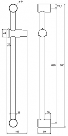 Комплект змішувачів для ванної з душовим гарнітуром Ravak Termo 5 в 1 (HA012.00 + TE032.00 + 953.00 + 972.00 + 914.00) 70320278