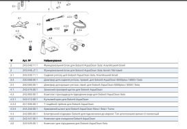 Комплект сполучних патрубків для унітаза-біде Geberit AquaClean Sela 242.883.00.1