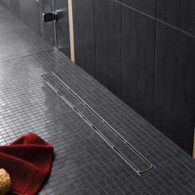 Комплект TECE TECElinus для монтажу дренажного каналу з основою для плитки tile 700 мм нержавіюча сталь 15101070