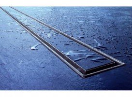Комплект TECE TECElinus для монтажу дренажного каналу з основою для плитки tile 700 мм нержавіюча сталь 15101070