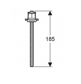 Комплект подовжувачів для ніжок до інсталяційною рамі для душового піддону Geberit Setaplano 154.036.00.1