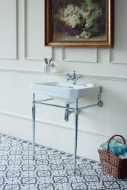 Консоль под прямоугольную раковину Burlington 59.8 см латунь хром T23A CHR