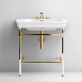 Консоль під раковину ArtCeram Civitas на 68 см із полицею золото CIA003 73