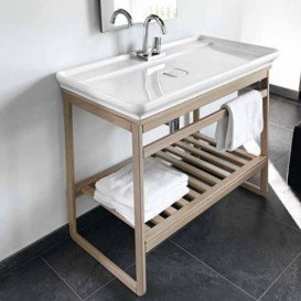 Консоль під раковину ArtCeram Naked System SLITTA на 97 см дуб вибілений ACM015