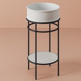 Консоль под раковину Artceram Vogue на 44 см металл черный матовый ACA058 17