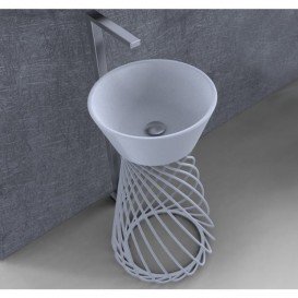 Консоль під раковину ArtCeram Wire на 43 см білий глянсовий ACA045 01