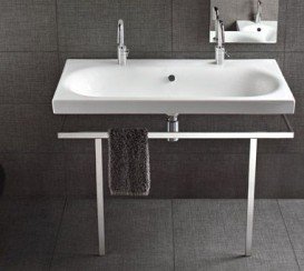 Консоль під раковину Hatria Daytime 110 см хром Y0PE