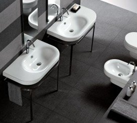 Консоль під раковину Hatria Daytime 86 см хром Y0PB