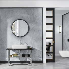 Консоль під раковину Villeroy & Boch Antheus 120х57 см нержавіюча сталь/мармур чорний B06401RP