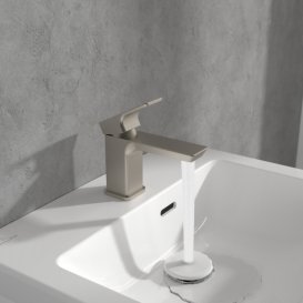 Кран для холодной воды Villeroy & Boch Subway 3.0 однорычажный матовый никель TVW11200600064