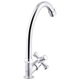 Кран для кухні на одну воду Kroner KRM Rhein-C090 одновентильний хром CV012068