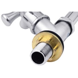 Кран для кухні на одну воду Kroner KRM Rhein-C090 одновентильний хром CV012068