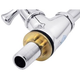 Кран для кухні на одну воду Kroner KRM Rhein-C091 одновентильний хром CV014917