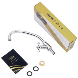 Кран для кухні на одну воду Kroner KRM Rhein-C091 одновентильний хром CV014917