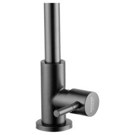 Кран для кухні на воду Kroner KRP Edelstahl Klassisch SCH098PVD одноважільний графіт CV032174