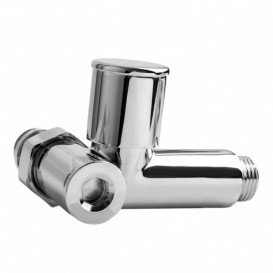 Кран для полотенцесушителя угловой под тэн NAVIN 1/2х1/2 латунь хром 2 шт. 21-032430-2044