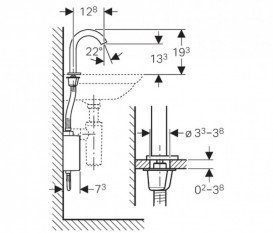 Кран для раковини Geberit Piave електронний харчування від генератора хром глянсовий 116.165.21.1