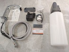 Кран для раковины Tres Electronic электронный на одну воду с автоматическим дозатором мыла хром 39210304