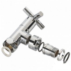 Кран кутовий для сушки для рушників Laris Luxon Еліт ZZ-4704 1/2 