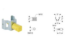 Крепежная скоба Geberit GIS 461.004.00.1