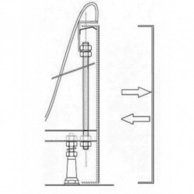 Крепление для фронтальной панели ванны Ravak Be Happy-v B21200000N