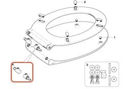 Крепления для сиденья с крышкой для унитаза Roca Victoria AI0019900R