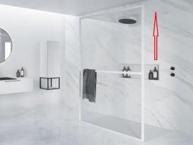 Кронштейн для фиксации душевой перегородки Riho Grid/Lucid 160 см белый 562528024