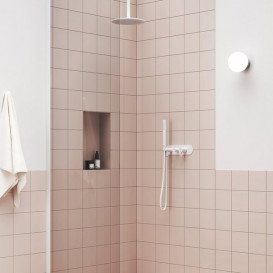 Кронштейн для верхнього душу Ravak стельовий 30 см білий матовий X07P689