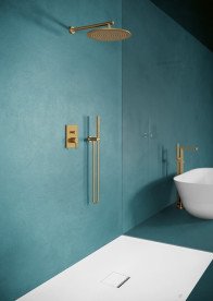 Кронштейн для верхнього душу Villeroy & Boch Universal Showers матове золото TVC00045351076