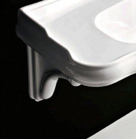 Кронштейн під раковину Kerasan Retro керамічний білий 107901