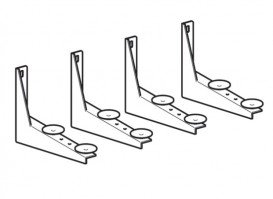 Кронштейны для раковины Geberit Bambini с 4 смесителями 521092000