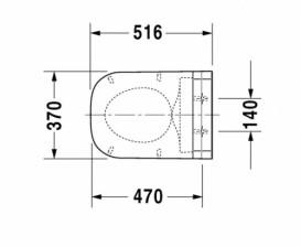 Крышка-биде для унитаза Duravit SensoWash Starck C полипропилен белый 610300002000300